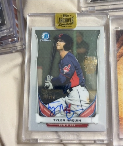 2014 Bowman Chrome #BCP-78 Tyler Naquin — front