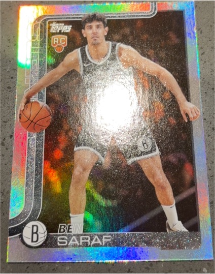 2025-26 Topps Basketball #226 Ben Saraf — front