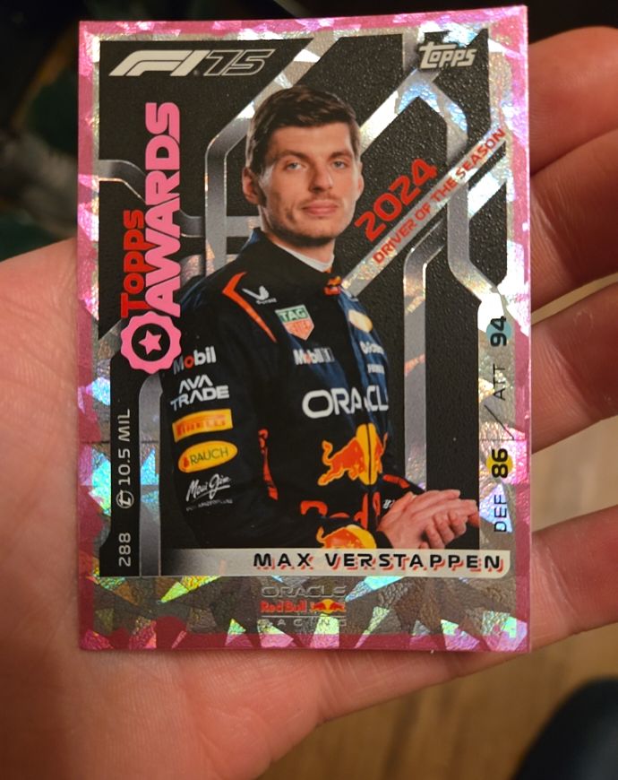 2025 Topps Turbo Attax #288 Max Verstappen — front