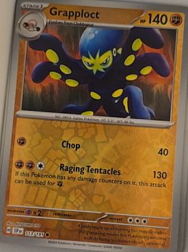 2023 Pokemon SV08: Surging Sparks #113 Grapploct — front