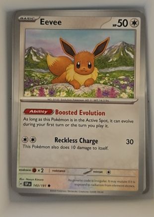 2024 Pokémon Prismatic Evolutions #74 Eevee — front