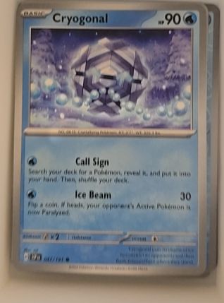 2024 Pokémon Surging Sparks #047 Cryogonal — front