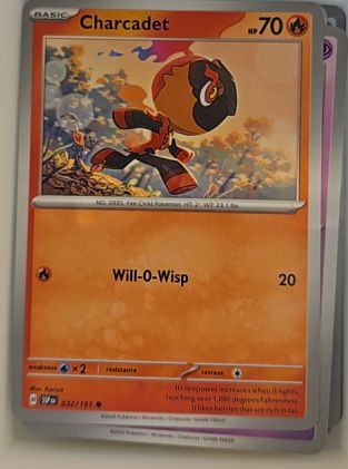 2024 Scarlet & Violet SV08: Surging Sparks #032 Charcadet — front