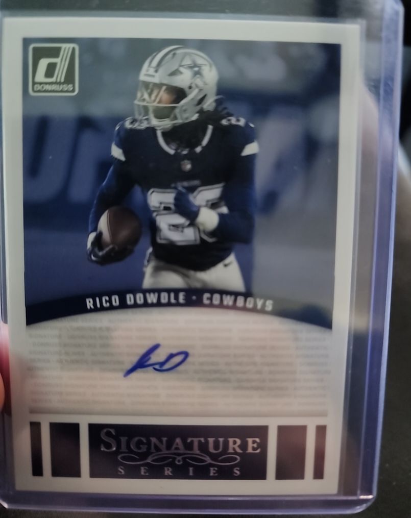 2024 Donruss Signature Series Rico Dowdle — front