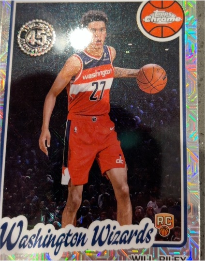 2025-26 Topps Basketball 1980-81 Topps Chrome #TC-WR Will Riley — front