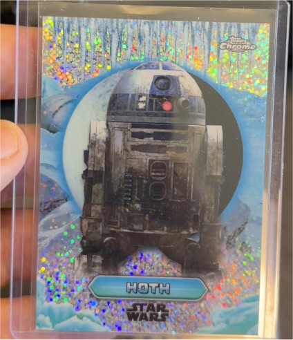 2024 Topps Chrome Star Wars Hyperspace #HOTH R2-D2 — front