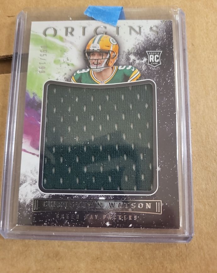 2022 Panini Origins #/199 Christian Watson — front