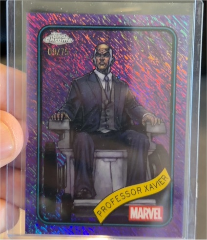 2025 Topps Chrome Marvel #27 Professor Xavier — front