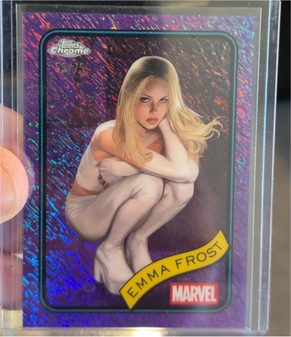 2025 Topps Chrome Marvel #147 Emma Frost — front