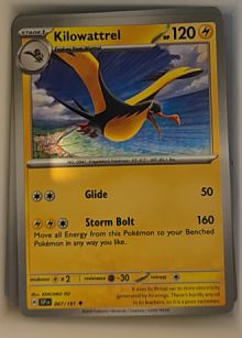 2024 Pokémon SV08: Surging Sparks #067 Kilowattrel — front