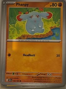 2024 Pokémon SV08: Surging Sparks #102 Phanpy — front