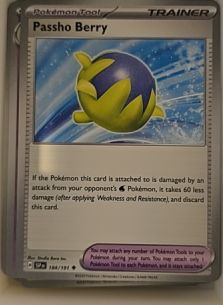2024 Pokémon SV08: Surging Sparks #184 Passho Berry — front