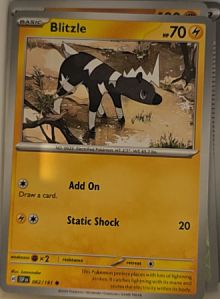 2024 Pokémon SV08: Surging Sparks #62 Blitzle — front