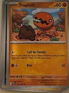 2024 Pokémon Scarlet & Violet Surging Sparks #104 Trapinch — front