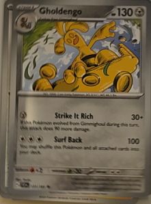 2024 Pokémon SV08: Surging Sparks #131 Gholdengo — front