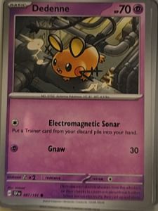 2024 Pokémon Scarlet & Violet Surging Sparks #087 Dedenne — front