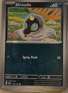 2024 Pokémon SV08: Surging Sparks #120 Shroodle — front