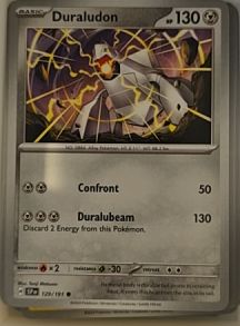 2024 Pokémon SV08: Surging Sparks #129 Duraludon — front