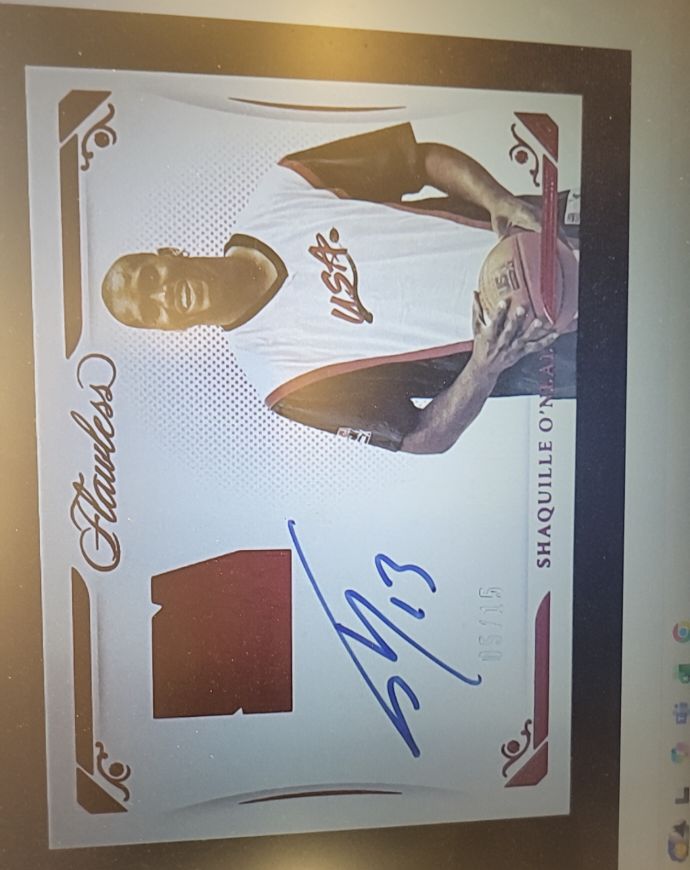 2016 Panini Flawless #05/15 Shaquille O'Neal — front