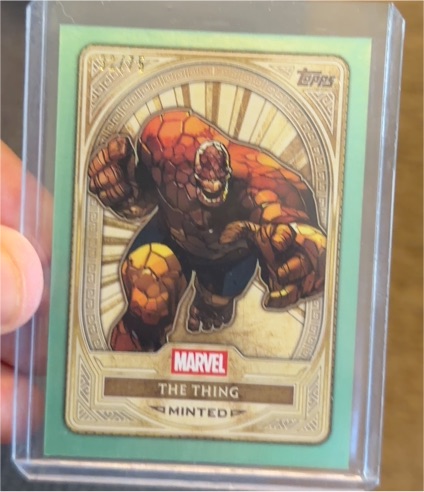 2025 Topps Marvel Mint #90 The Thing — front