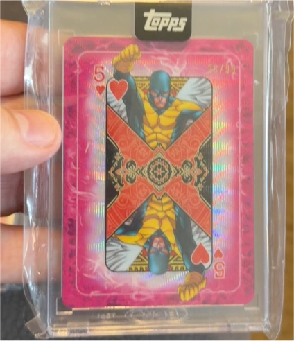 2025 Topps Marvel Mint Gambit's Deck #5 of Hearts — front