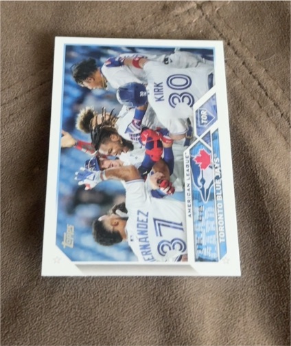 2023 Topps Series 1 #84 Toronto Blue Jays Team Card — front