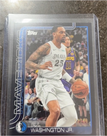2025-26 Topps #173 P.J. Washington Jr. — front