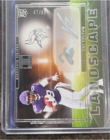 2025 Panini Impeccable #47 Peyton Hillis Landscape RC Auto — front