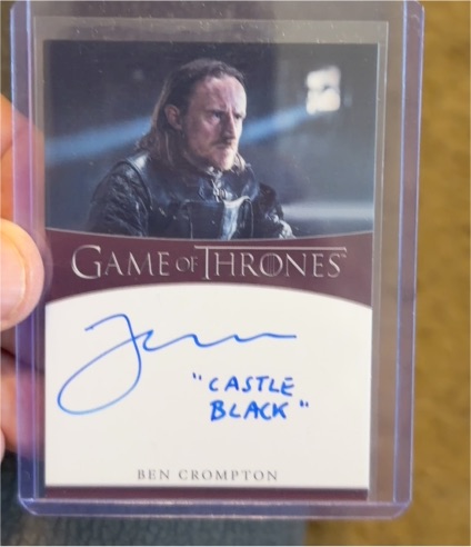 2021 Game of Thrones The Iron Anniversary Series 1 #02ws Ben Crompton — front
