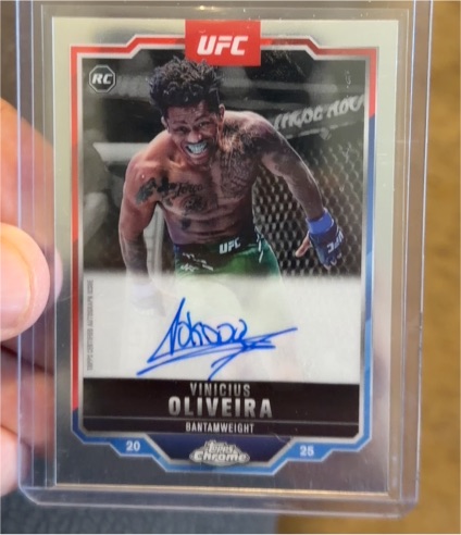 2025 Topps Chrome UFC #CRA-VO Vinicius Oliveira — front