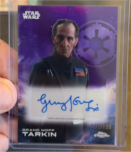 2025 Topps Chrome Star Wars #A-GH Guy Henry as Grand Moff Tarkin — front