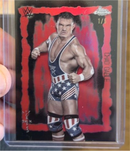 2025 Topps Chrome WWE x Cactus Jack #FVF-33 Chad Gable Festival Fury — front