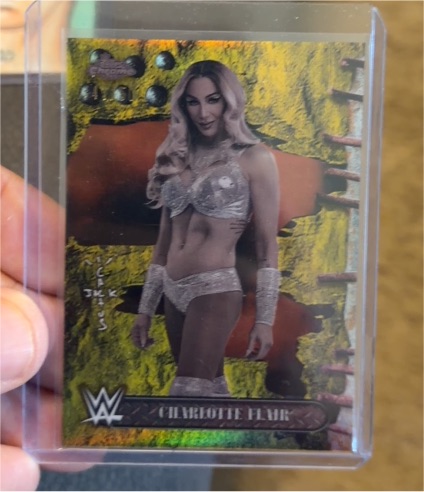 2025 Topps Chrome WWE Cactus Jack #63 Charlotte Flair — front