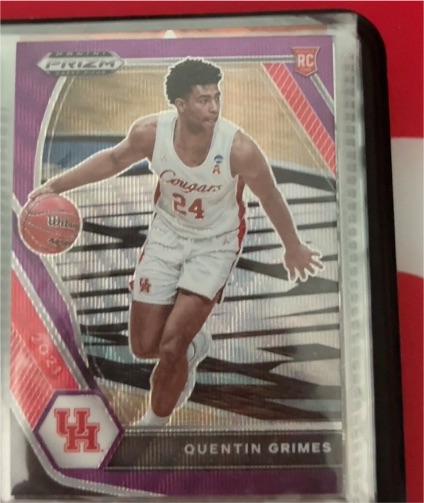 2021-22 Panini Prizm Draft Picks #46 Quentin Grimes — front
