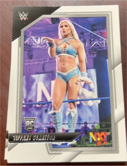 2022 Panini WWE NXT #74 Tiffany Stratton — front