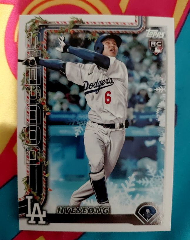 2025 Topps Holiday #H174 Hyeseong Kim — front