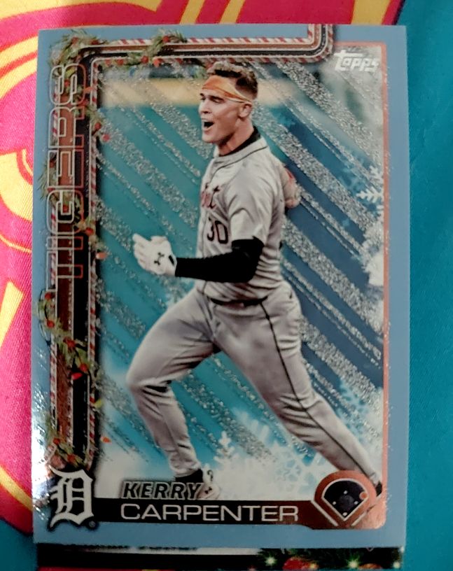 2025 Topps Holiday #H127 Kerry Carpenter — front