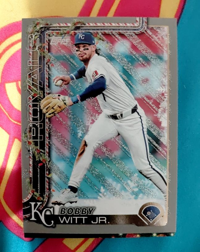 2025 Topps Holiday #H100 Bobby Witt Jr. — front
