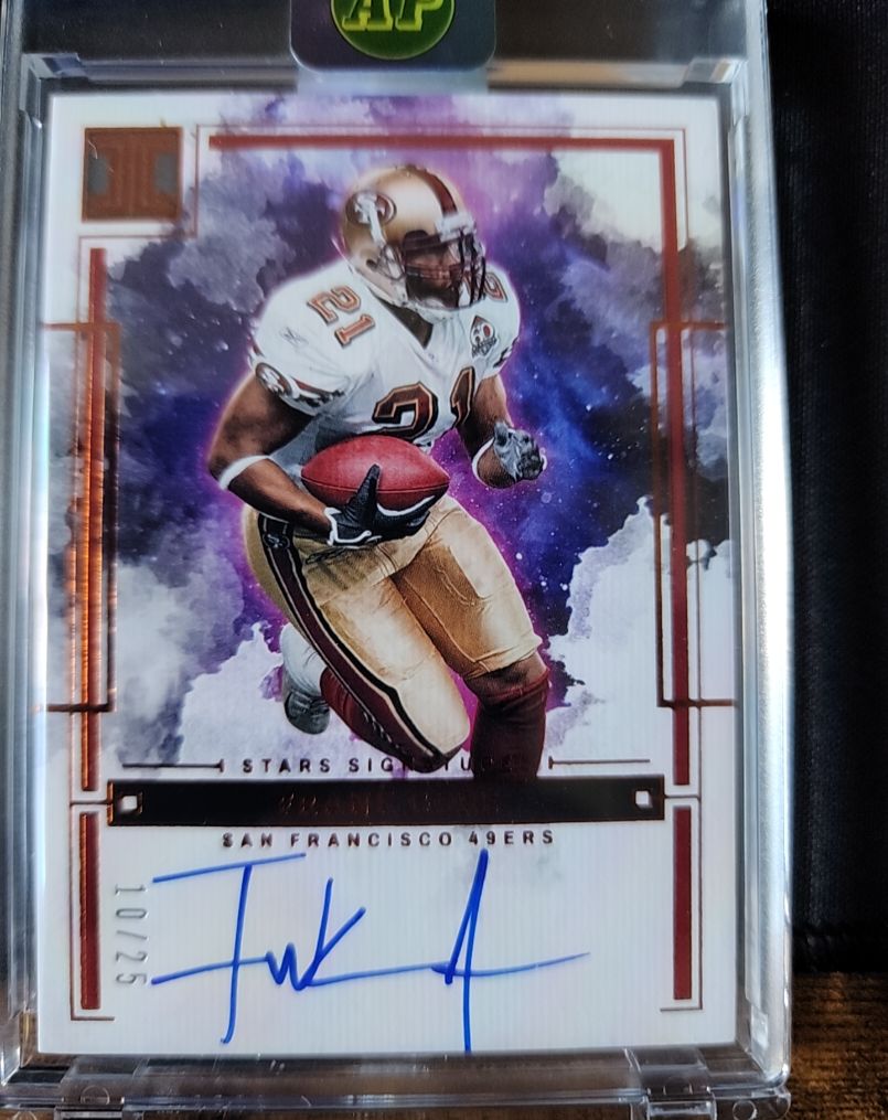 2025 Panini Impeccable Stars Signature #Frank Gore — front