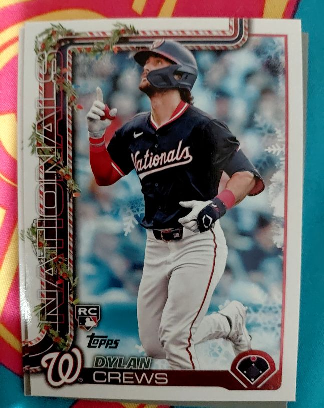 2025 Topps Holiday #H46 Dylan Crews — front