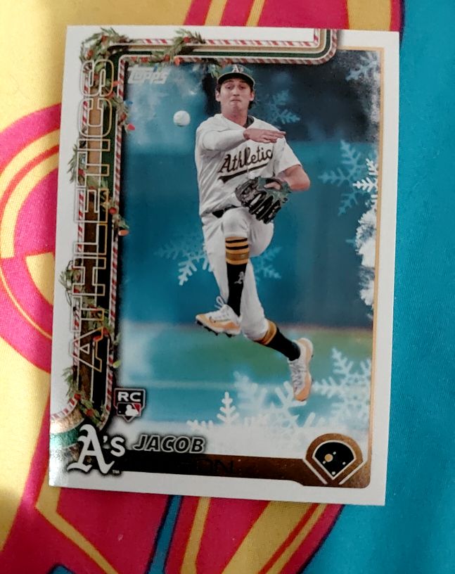 2025 Topps Holiday #H4 Jacob Wilson — front