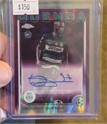 2024-25 Topps Chrome UEFA #108 Geovany Quenda — front