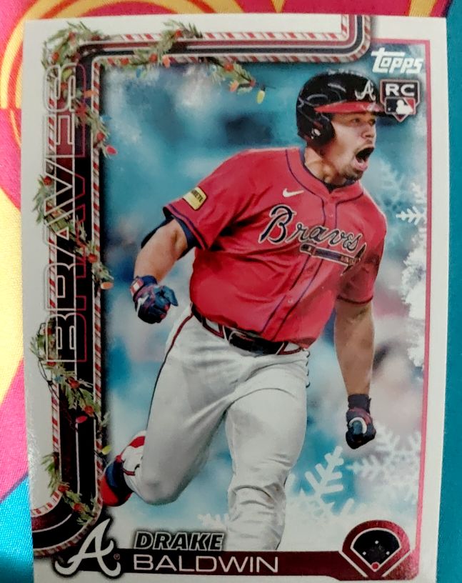 2025 Topps Holiday #H60 Drake Baldwin — front
