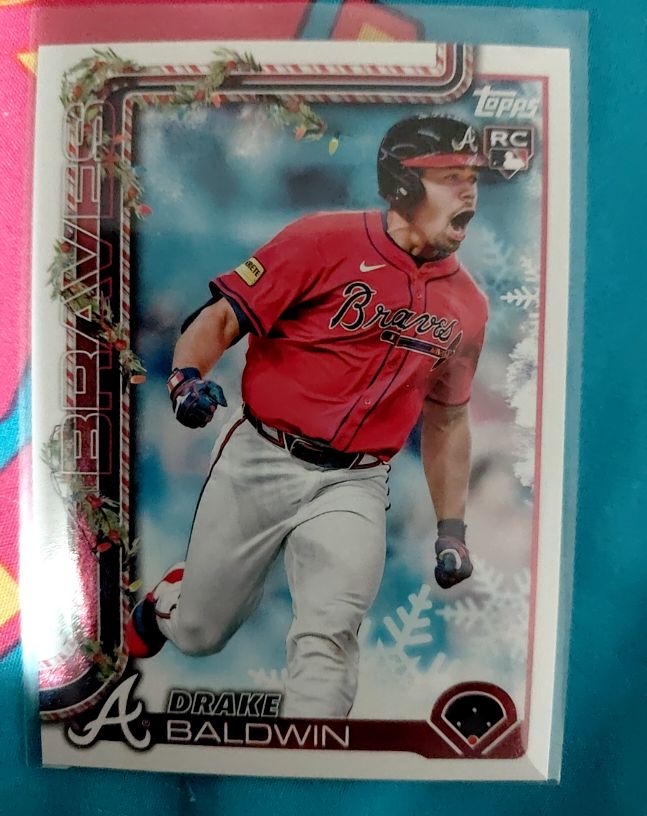 2025 Topps Holiday #H60 Drake Baldwin — front