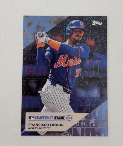 2025 Topps Series 1 #TG-11 Francisco Lindor — front