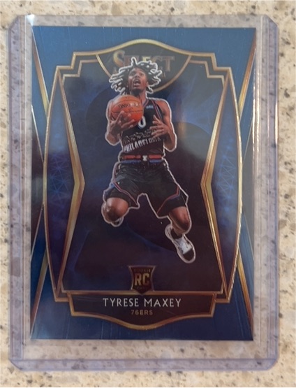 2020-21 Panini Select #174 Tyrese Maxey — front