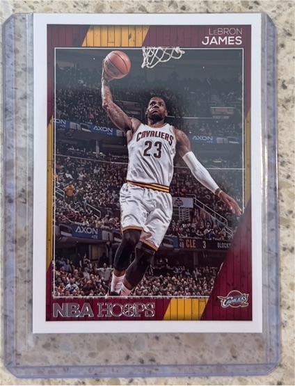 2016-17 Panini NBA Hoops #17 LeBron James — front