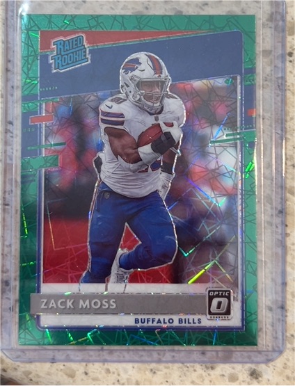 2020 Panini Donruss Optic #180 Zack Moss — front