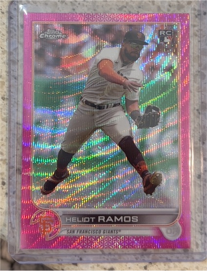 2022 Topps Chrome Update #USC194 Heliot Ramos — front