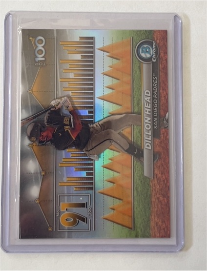 2024 Bowman Chrome #BTP-91 Dillon Head — front